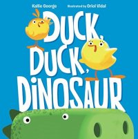Cover image for Duck, duck, dinosaur