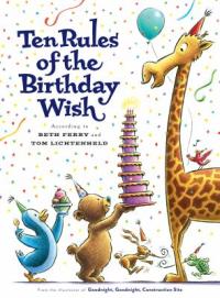 Cover image for Ten rules of the birthday wish