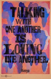 Cover image for Talking with one another is loving one another