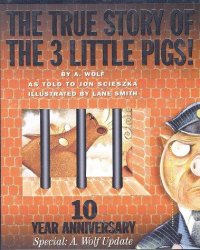 Cover image for The true story of the 3 little pigs