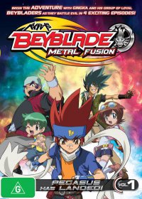 Cover image for Beyblade metal fusion.