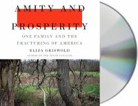 Cover image for Amity and prosperity : : one family and the fracturing of America